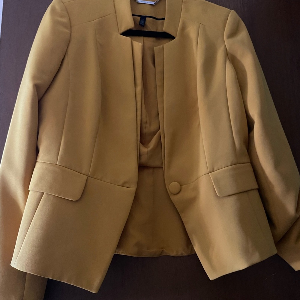 Elegant Mustard Blazer for Women